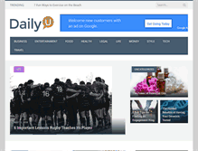 Tablet Screenshot of dailyu.com
